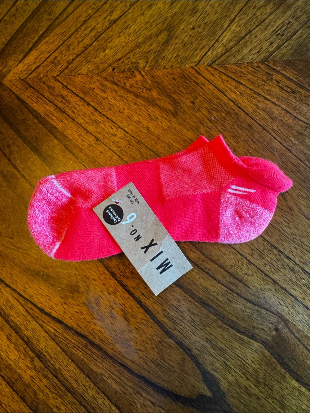 NWT bright pink socks